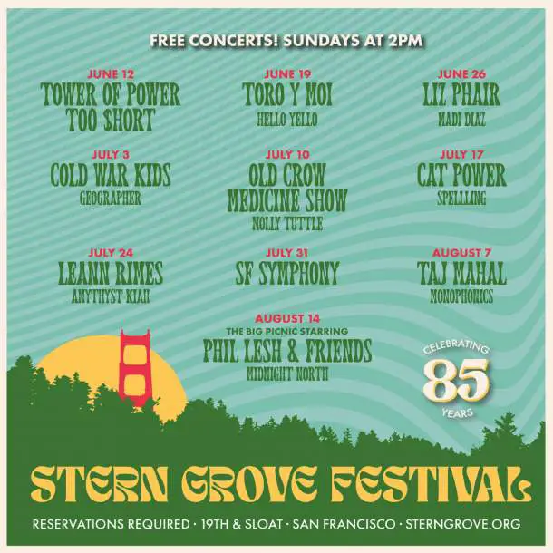 Stern Grove Festival 2024 Dates Corly